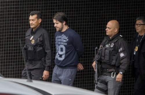 Ex-parlamentar Luiz Argôlo também foi transferido para o Complexo Médico-Legal (Foto: Paulo Lisboa/Folhapress) 
