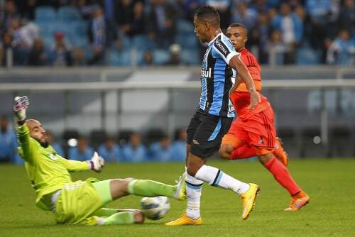 Pedro Rocha foi o autor do gol na primeira etapa (Foto: Lucas Uebel/Grêmio)