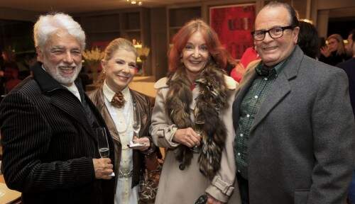 Milton e Carmen Rizzato, Telma Renner e Antonio Calvoso.  (Foto: Guilherme Dias/Divulgação)