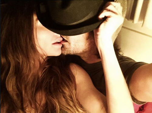 Alinne Moraes e o marido, Mauro Lima. (Foto: Reprodução)