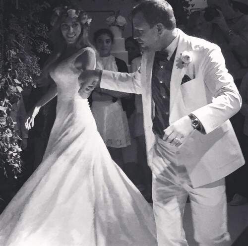 Guy Ritchie e Jacqui Ainsley. (Foto: Reprodução)