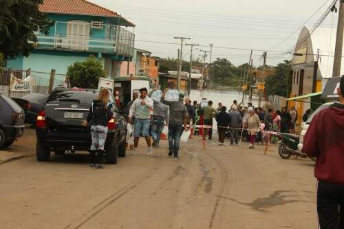 Prefeitura de Alvorada  organizou um posto  Avançado de Atendimento, no bairro Americana. (foto: Prefeitura de Alvorada/Divulgação)