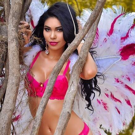 Sheislane diz que está em uma nova fase de sua vida, morando no Rio trabalhando muito como modelo. Foto: Reprodução