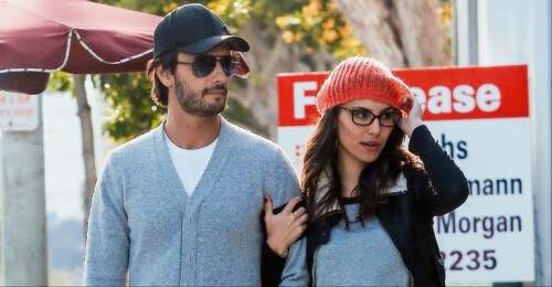 O casal em Los Angeles,  nos Estados Unidos.  (Foto: Reprodução)