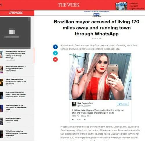 Em nota, The Week britânica comenta suspeita de corrupção no Maranhão. (Foto: Reprodução) 