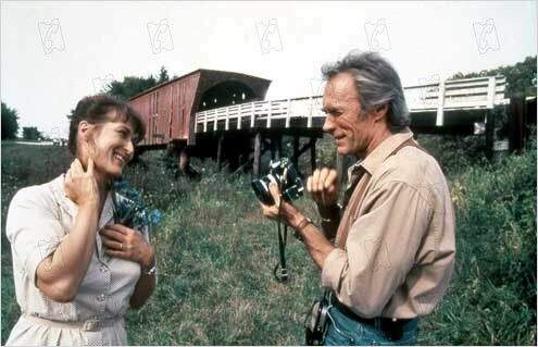 Meryl Streep com Clint Eastwood no filme "As Pontes de Madison". (Foto: Reprodução)