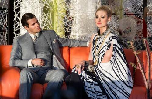 Henry Cavill e Elizabeth Debicki. (Foto: Reprodução)