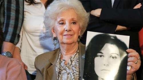 Mulher encontrada é filha de Walter Domínguez e Gladys Castro (foto). (Foto: Reprodução)