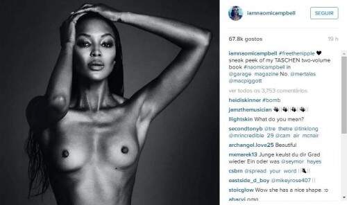 Modelo posou para a revista "Garage". (foto: reprodução)