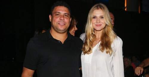 Ronaldo Fenômeno e a namorada. (Foto: Reprodução)