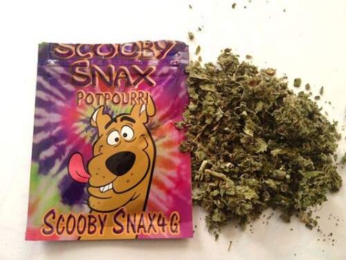 A marca "Scooby Snacks" é um dos destaques no mercado da droga. (Foto: Reprodução)