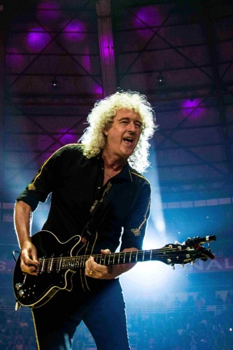 Guitarrista Brian May. (foto:  Jackson Ciceri/ o Sul)
