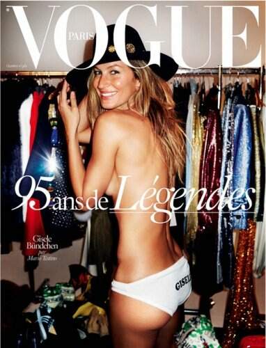 Modelo gaúcha estampa a "Vogue Paris". (fotos: reprodução)