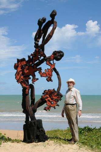O artista plástico Frans Krajcberg