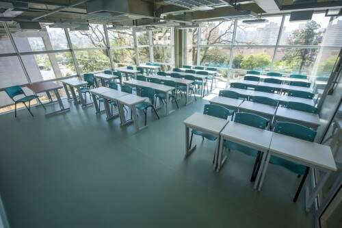 Prédio também terá salas de aula com vista para rua. (Foto: Camila Cunha/Divulgação PUCRS)