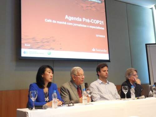 Especialistas apresentam o estudo IES-Brasil (Implicações Econômicas e Sociais: Cenários de Mitigação de Gases de Efeito Estufa). (Foto: Paula Tanscheit/o Sul)