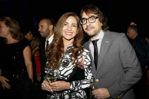 Lara Piccoli e Fabio Bernardi entre os nomes de liderança que brindaram ao êxito da Capacitá. (Foto: Lenara Petenuzzo/especial)