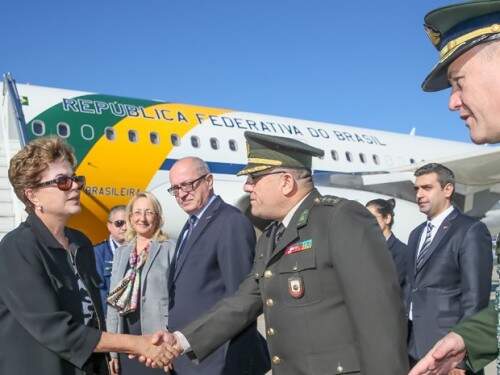 A presidente Dilma Rousseff chegou à Turquia na manhã deste sábado para a reunião do G20 (Foto: Roberto Stuckert Filho/Presidência)