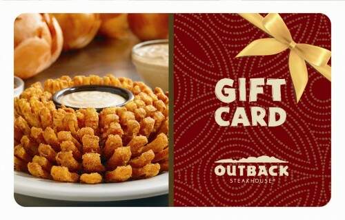Gift Card do Outback, disponível nos valores R$ 75, R$ 100, R$ 150, R$ 200 ou R$ 300. (Foto: Divulgação)