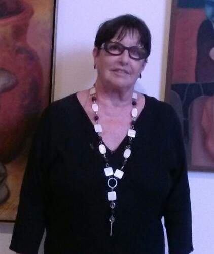 Maryur Tedesco Silber visitou o MARGS com os netos para conferir a homenagem à Maria Lídia Magliani. (Foto: Divulgação)