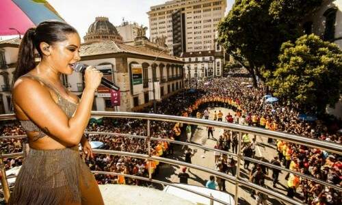 Anitta contou com participações especiais de Nego do Borel e Banda Eva. (foto: reprodução)