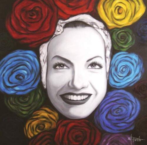 Carmen "Technicolor” é um dos quadros que estará em exposição na Casa de Cultura Mario Quintana. (Foto: reprodução/Maurício Porto)