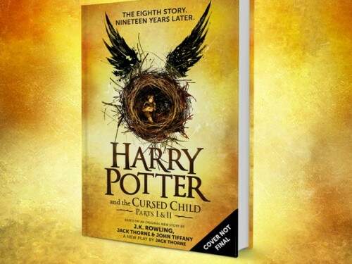 Capa provisória do livro com o roteiro da peça de teatro que seria a 8ª história de Harry Potter (Foto: Reprodução/Pottermore.com)