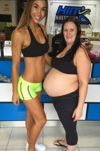 Chontel Duncan e Natalie Smith grávidas
