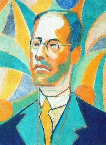 Retrato de Mário de Andrade pela artista Tarsila do Amaral. (Foto: reprodução)