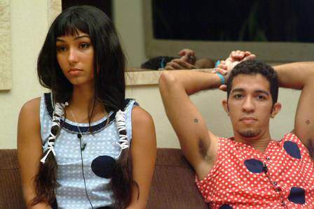 Natália com Jean Wyllys no "BBB 5". (Foto: Reprodução)