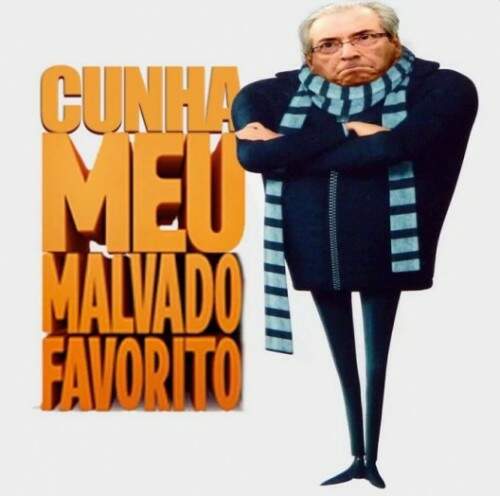 Presidente da Câmara dos Deputados, Eduardo Cunha, é um dos grandes alvos das brincadeiras na rede. (Crédito: Reprodução)