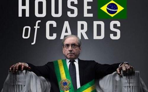 Crise política nacional é comparada com americana que também expõe os condenáveis bastidores do poder. (Crédito: Reprodução)
