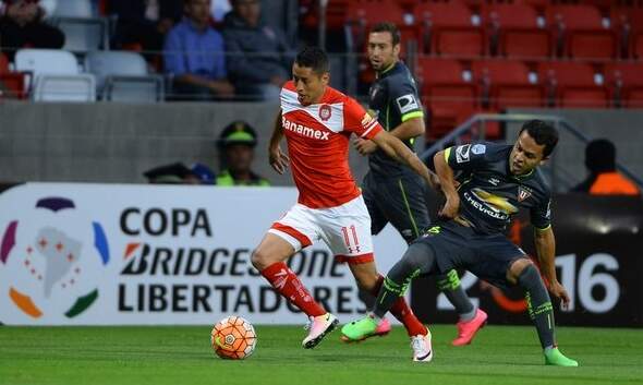 Mexicanos garantiram a vaga. Agora, Grêmio tenta ser o segundo colocado da chave. (Foto: Toluca/Twitter/Reprodução)