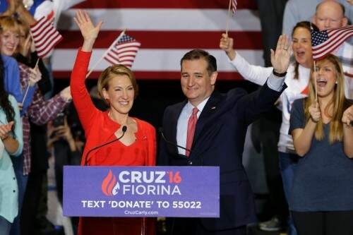 Carly é membro da chapa do senador Ted Cruz. (Foto: Reprodução)