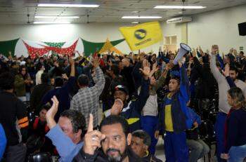 Assembleia da categoria em Porto Alegre (Foto: Divulgação)