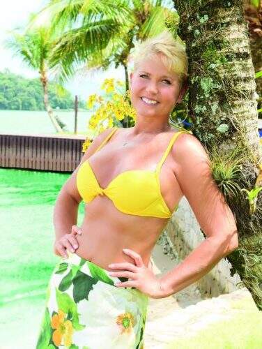 Xuxa conta ainda que conseguiu eliminar os sete quilos com a ajuda da filha, Sasha (Foto: Reprodução)