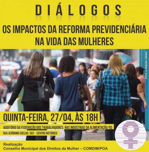 Discussão é promoção do Conselho Municipal dos Direitos da Mulher (Foto: Divulgação)