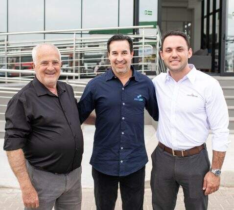 Vilmar Lourenço, Fábio Galesi Fonseca e Filipe Christianetti