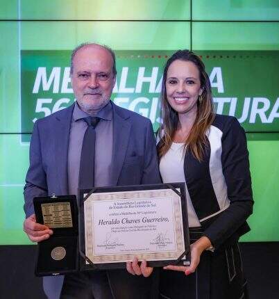 Heraldo Guerreiro e Nadine Anflor