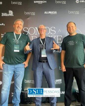 Fabio Souza, Kiko Hoff e Rafael Sartori.