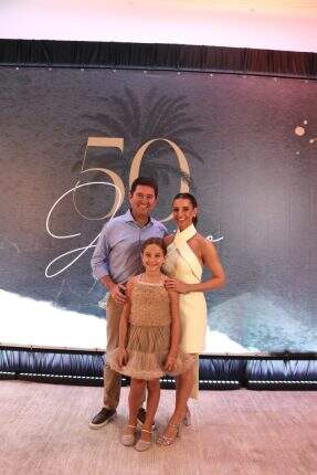 Jerônimo, Maria Clara e Aline Goergen