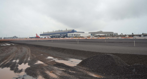 Pátio de manobras também passa por ampliação. Foto: Pedro Marques/Especial/SAC