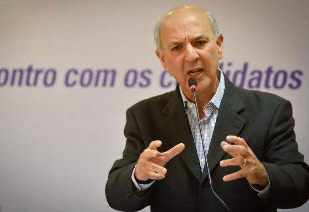 José Roberto Arruda (PR) em evento de campanha, em 2014 (Foto: Cristiano Costa/Fecomércio-DF/Divulgação)