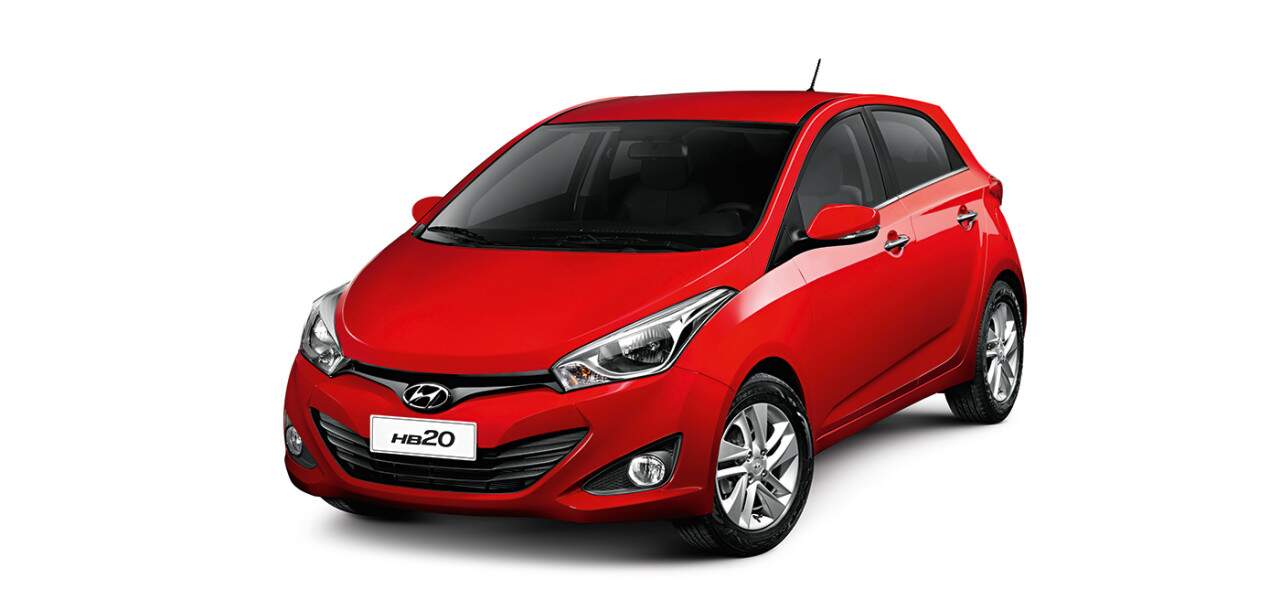 Hyundai HB20 ganha kit exclusivo para celebrar os 35 anos da CAOA. Foto: Divulgação