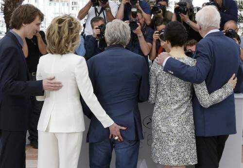 Jane Fonda é dona da "apalpada de ouro" em Cannes. (foto: Regis Duvignau/Reuters)