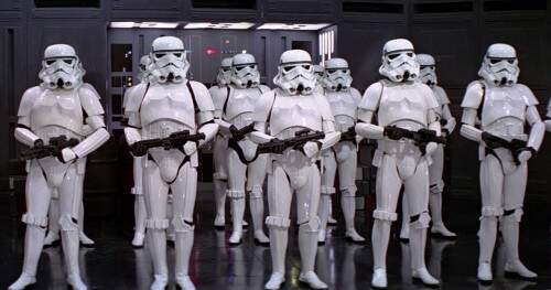 Stormtroopers em cena de "Star Wars" (Foto: Reprodução)