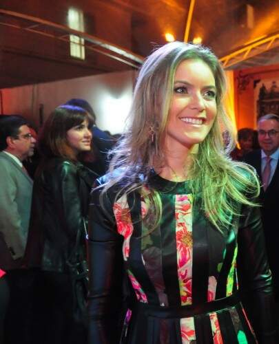 Fernanda Foernges Mentz no coquetel de lançamento do livro comemorativo dos 120 anos da Óptica Foernges. (Foto: Livia Stumpf/Especial)