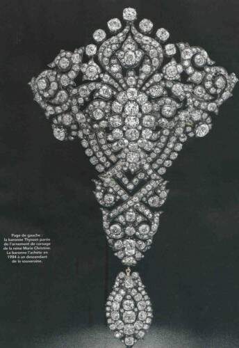 O fabuloso pregador de diamantes já passou pelo colo de realezas através dos séculos. Poderá ser adquirido por plebeus de grande fortuna. (Reprodução)