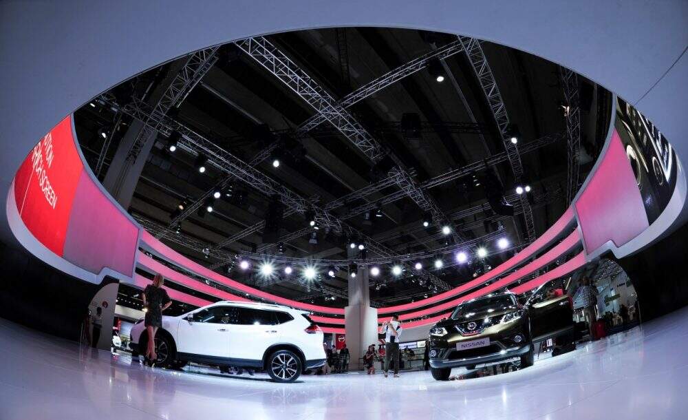 Estande Nissan Salão de Frankfurt 2014