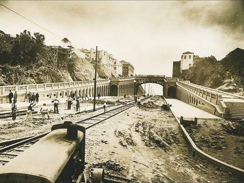 Avenida Borges de Medeiros na década de 1930. (Foto: Instituto Histórico e Geográfico do RS)